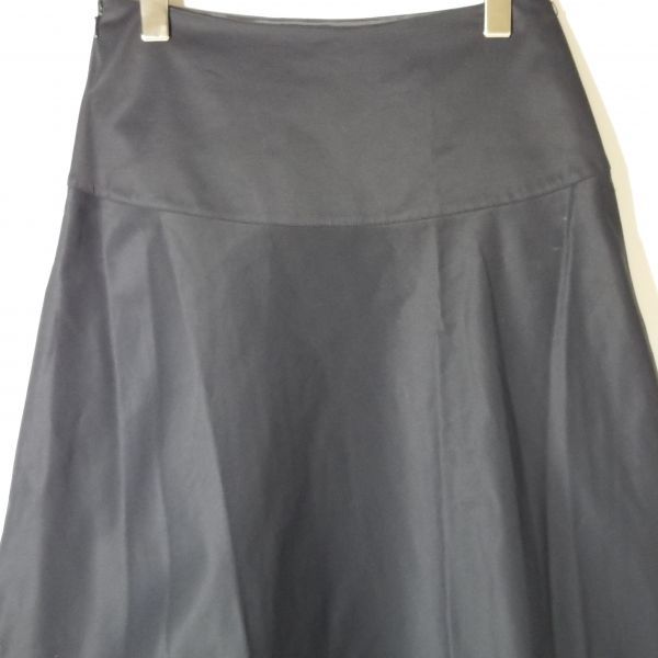 90s 立体的なシルエット ブラック スカート シンプルの画像2