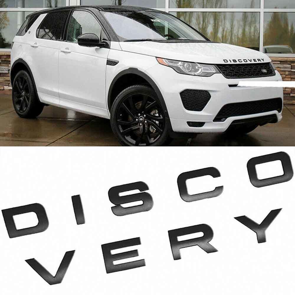 レンジローバー DISCOVERY エンブレム ボンネット リア EVOQUE スポーツ イヴォーク 艶消し黒 1PC_画像1