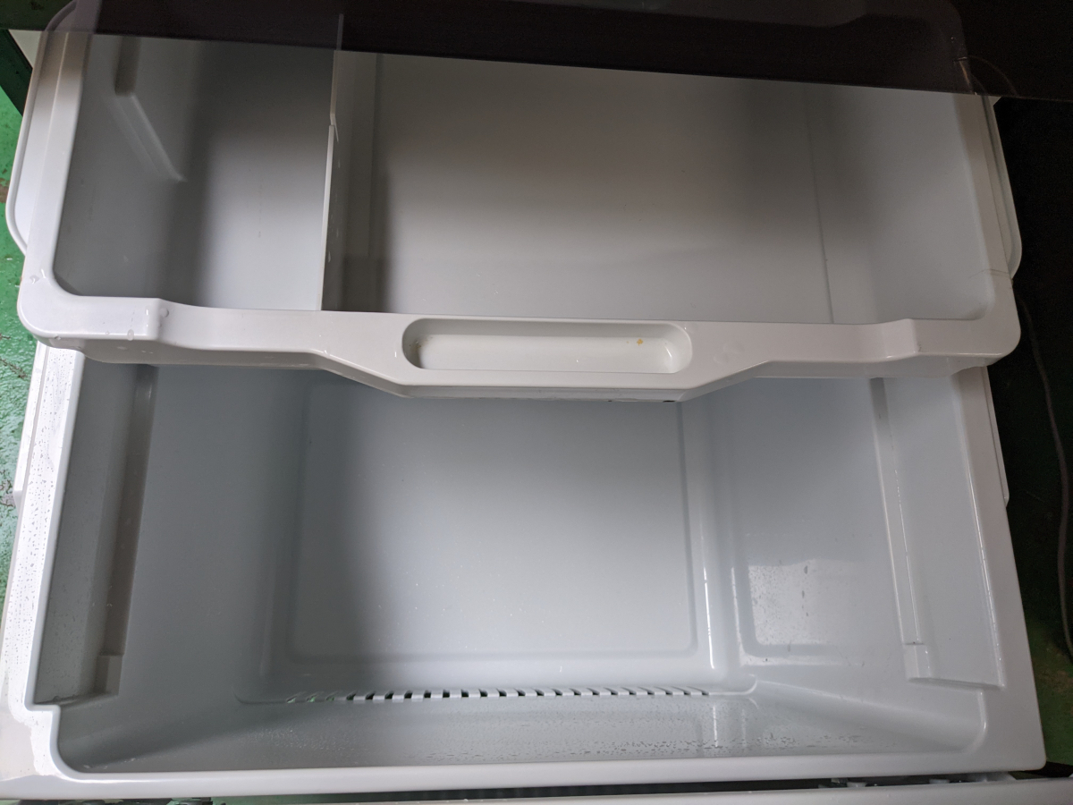 Hisense 冷蔵庫 3ドア 282L 強化ガラスドア HR-G2801BR 2018年製 動作良好 ダークブラウン 霜取り自動 OS_画像7