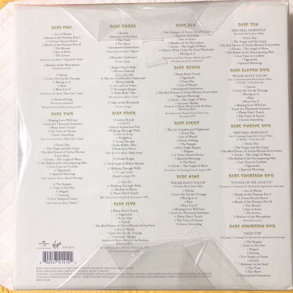 10CD+4DVD!Steve Hackett/ PREMONITIONS 10CD+4DVD!Steve Hackett/ PREMONITIONS