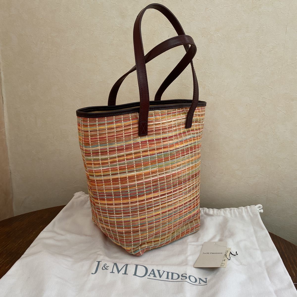 J&M DAVIDSON （ジェイアンドエムデヴィッドソン） ザズーバッグ/ トートバッグ かごトート　かごバッグ_画像2