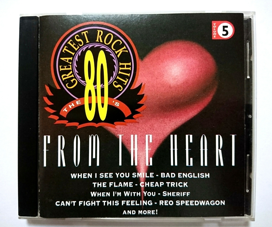 THE 80'S GREATEST ROCK HITS Volume 5 -From The Heart-(V.A.) ★輸入盤 ☆バッド・イングリッシュ/シェリフ/エリアス/ナイト・レンジャー_画像1