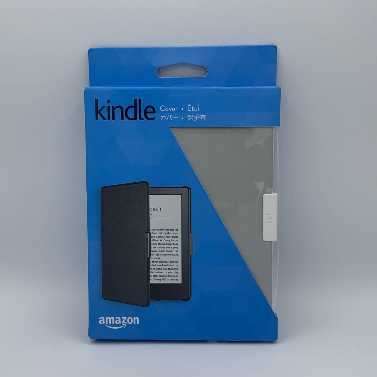 【新品未使用】Kindle 8 第8世代 アマゾン純正カバー ケース　白　ホワイト　グレー