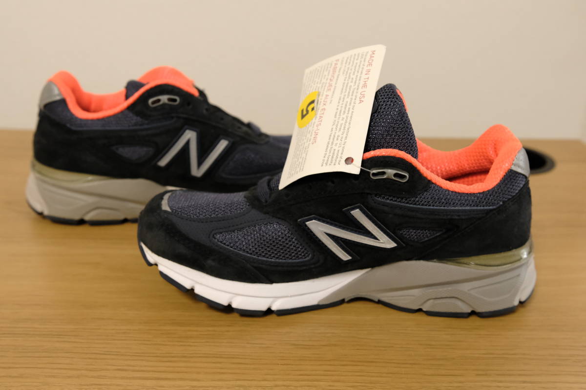 デッド NEW BALANCE W990NV4 990 V4 22cm 2E お子様にも！ Made in USA_画像6