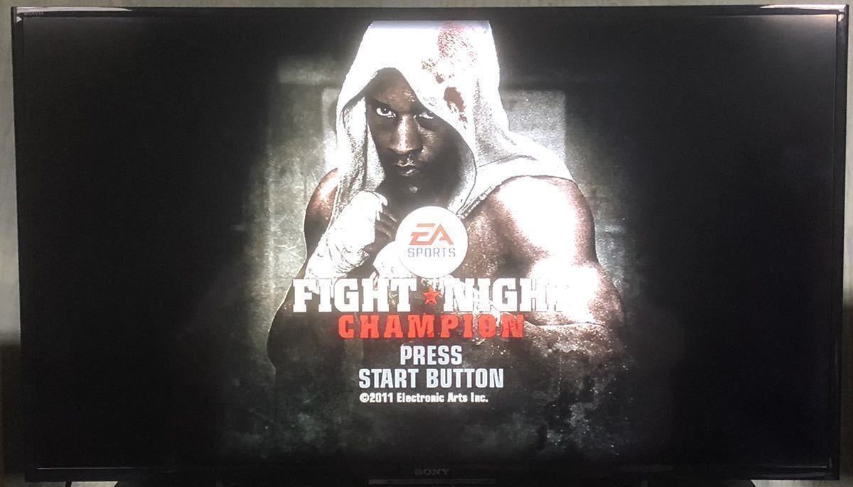 【動作確認画像有り】 PS3 ファイトナイト チャンピオン 英語版 FIGHT NIGHT CHAMPION プレステ3 ゲームソフト カセット ボクシング 