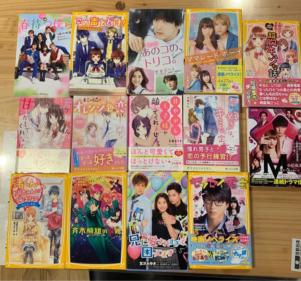 携帯小説　ケータイ小説文庫　バラ売り　まとめ売り14冊