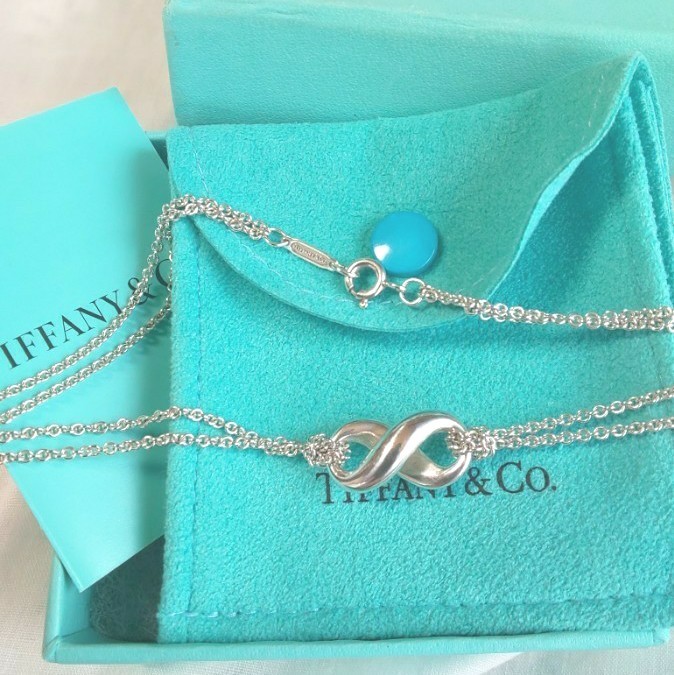 ティファニーダブルチェーンインフィニティネックレス TIFFANY&Co