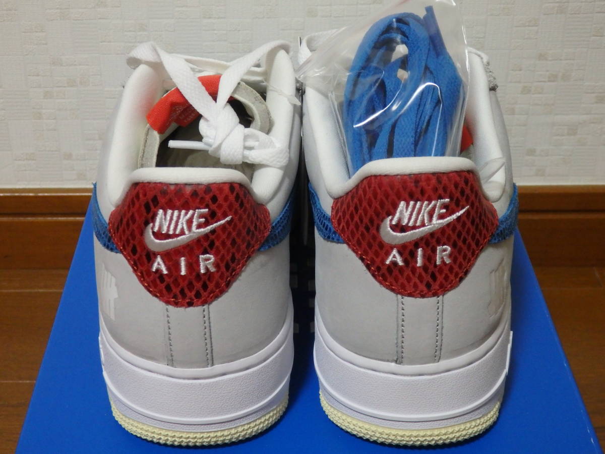 即決☆レア！限定！ 新品 NIKE ナイキスニーカー AIR FORCE 1 '07 LOW SP UNDEFEATED エアフォース１ アンディフィーテッド 26.5cm♪25周年_画像5