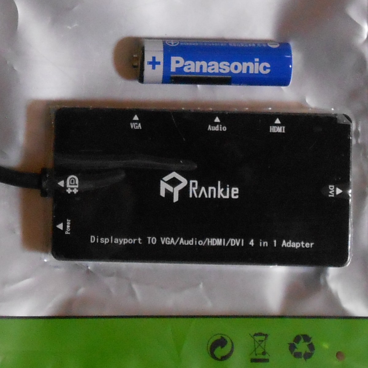 Mini Displayport 変換アダプタ - HDMI - DVI - RGB - VGA - Audio - 3 in 1