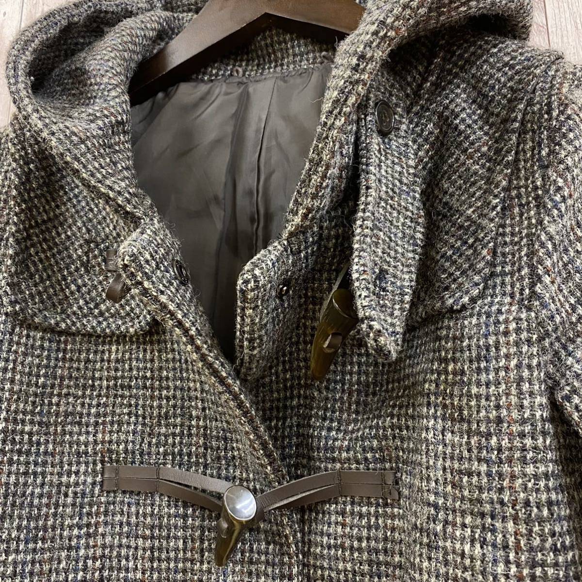 dazzlin × Harris Tweed ダズリン ハリスツイード ダッフルコート S