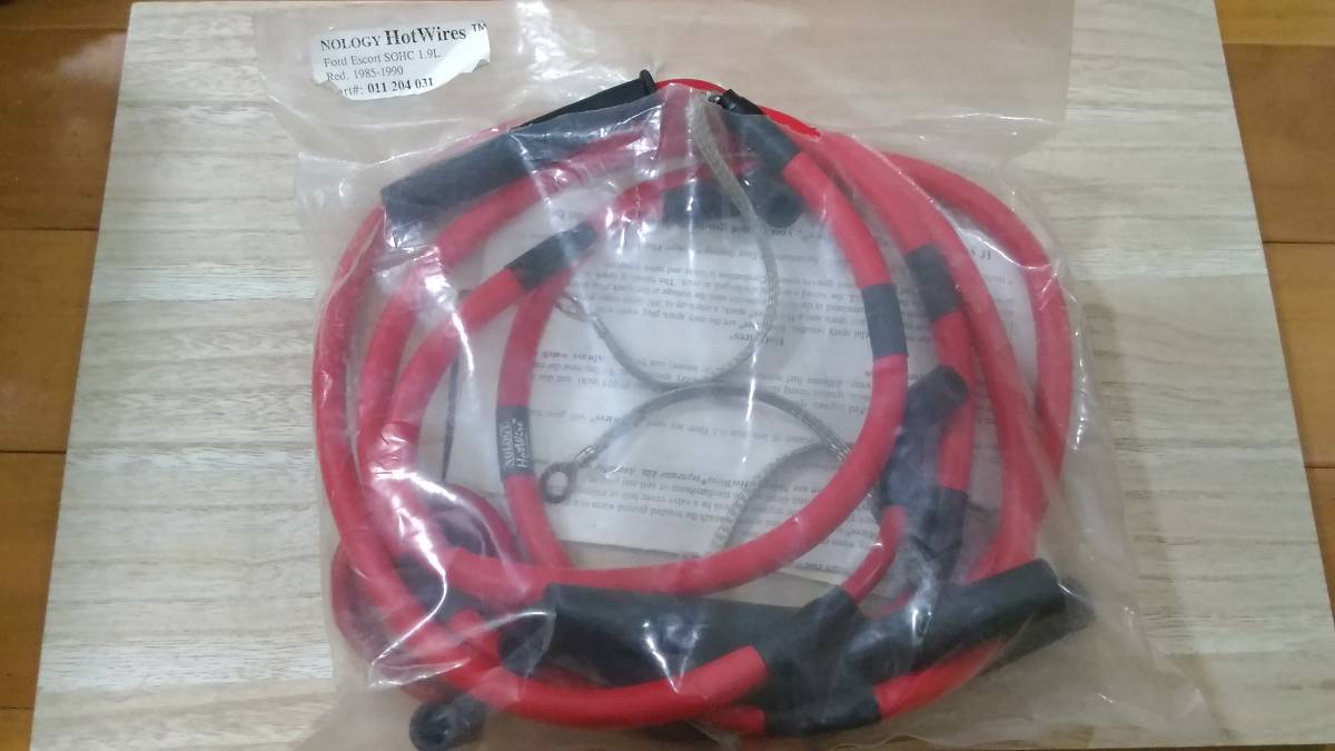 NOLOGY HotWires Nology Hot Wires Ford e skirt SOHC 1.9L 1985~1990 year for new goods unused goods NOS goods 011 204 031