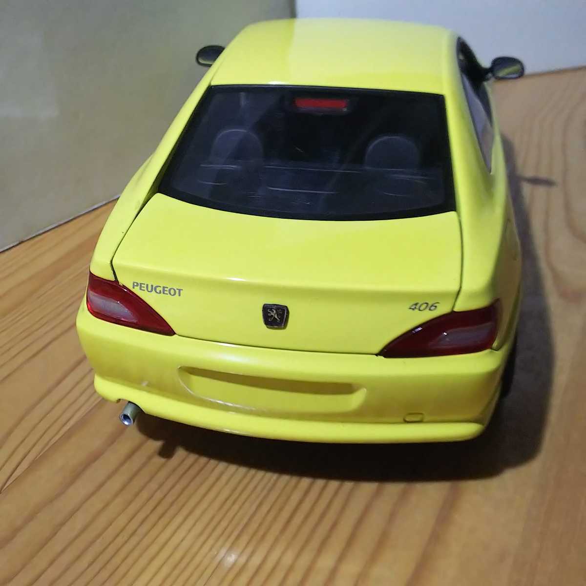 ゲートウェイ【1/18 プジョー 406 クーペ】PEUGEOTイエロー系 ゲートウェイ【1/18 プジョー 406 クーペ】PEUGEOTイエロー系