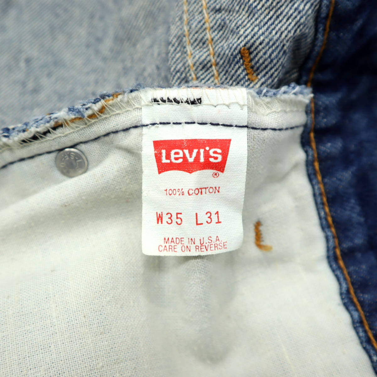 ☆送料無料 90s ビンテージ USA製 LEVIS リーバイス 505 デニム パンツ ストレート ジーンズ ジーパン 90年代 古着 ワーク メンズ 501 517_画像4