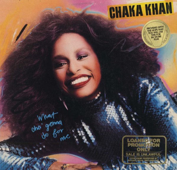 即決(LP)WHAT CHA' GONNA DO FOR ME/CHAKA KHAN *PROMO_画像1