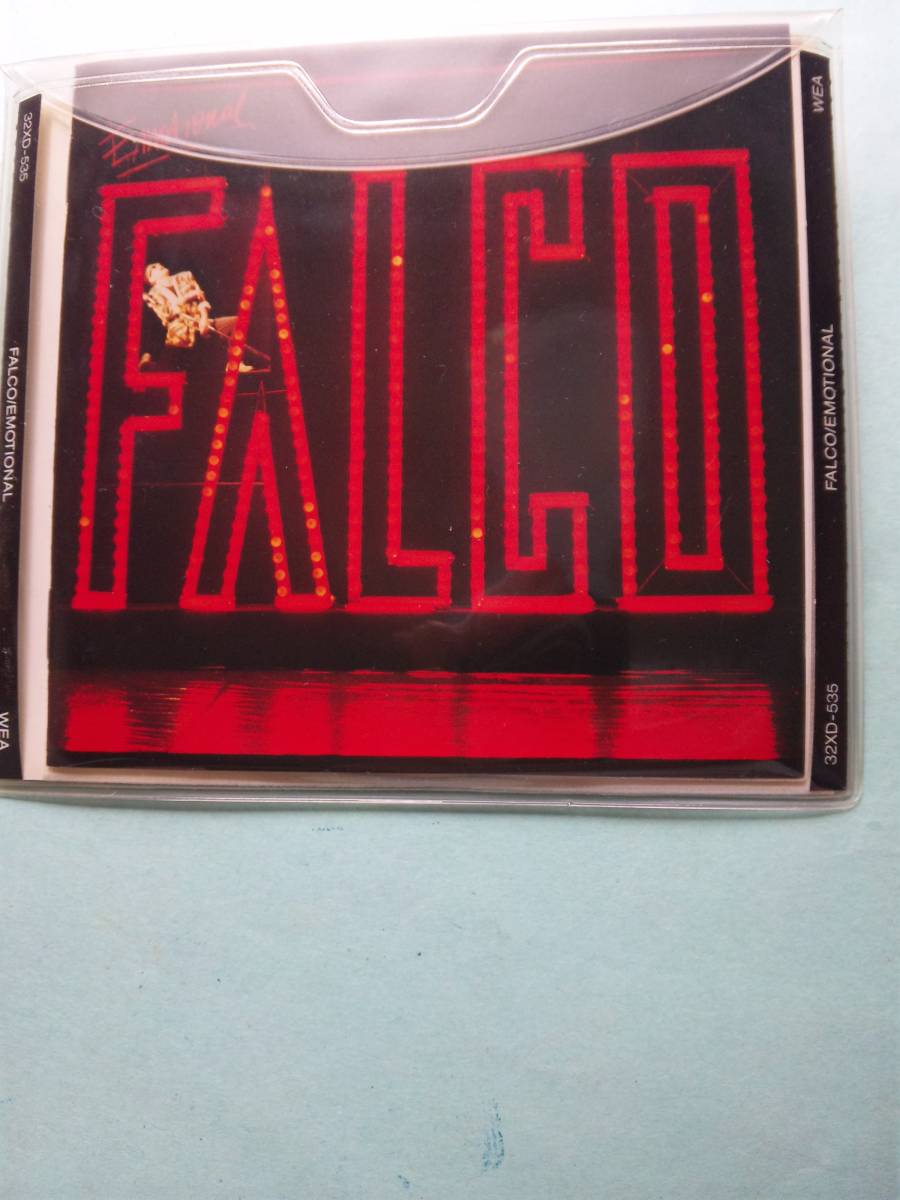 【送料112円】ソCD1428 Falco Emotional / ファルコ /エモーショナル　旧規格・番号=32XD535 税導入前発売月=86-12 /ソフトケース入り_画像1