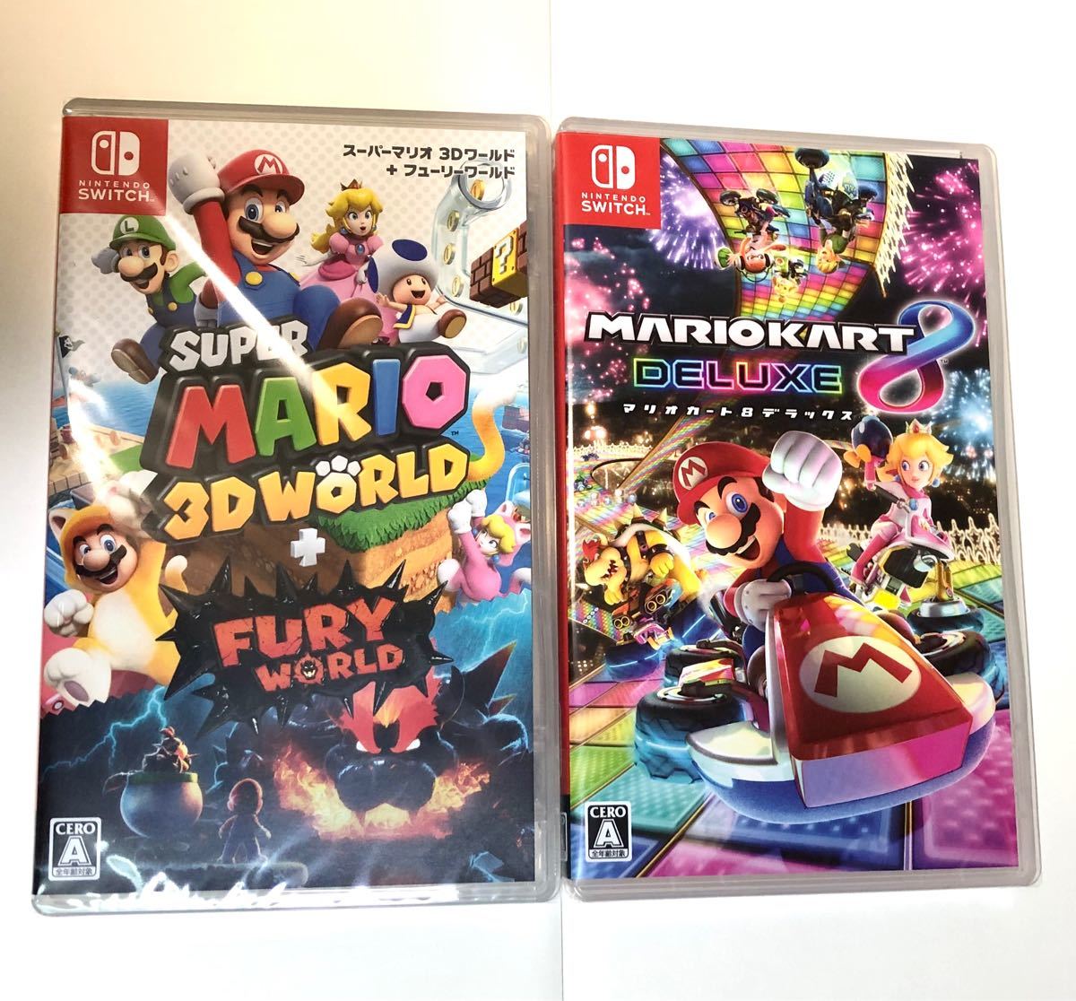 【新品】スーパーマリオ3Dワールド+フューリーワールド マリオカート8デラックス