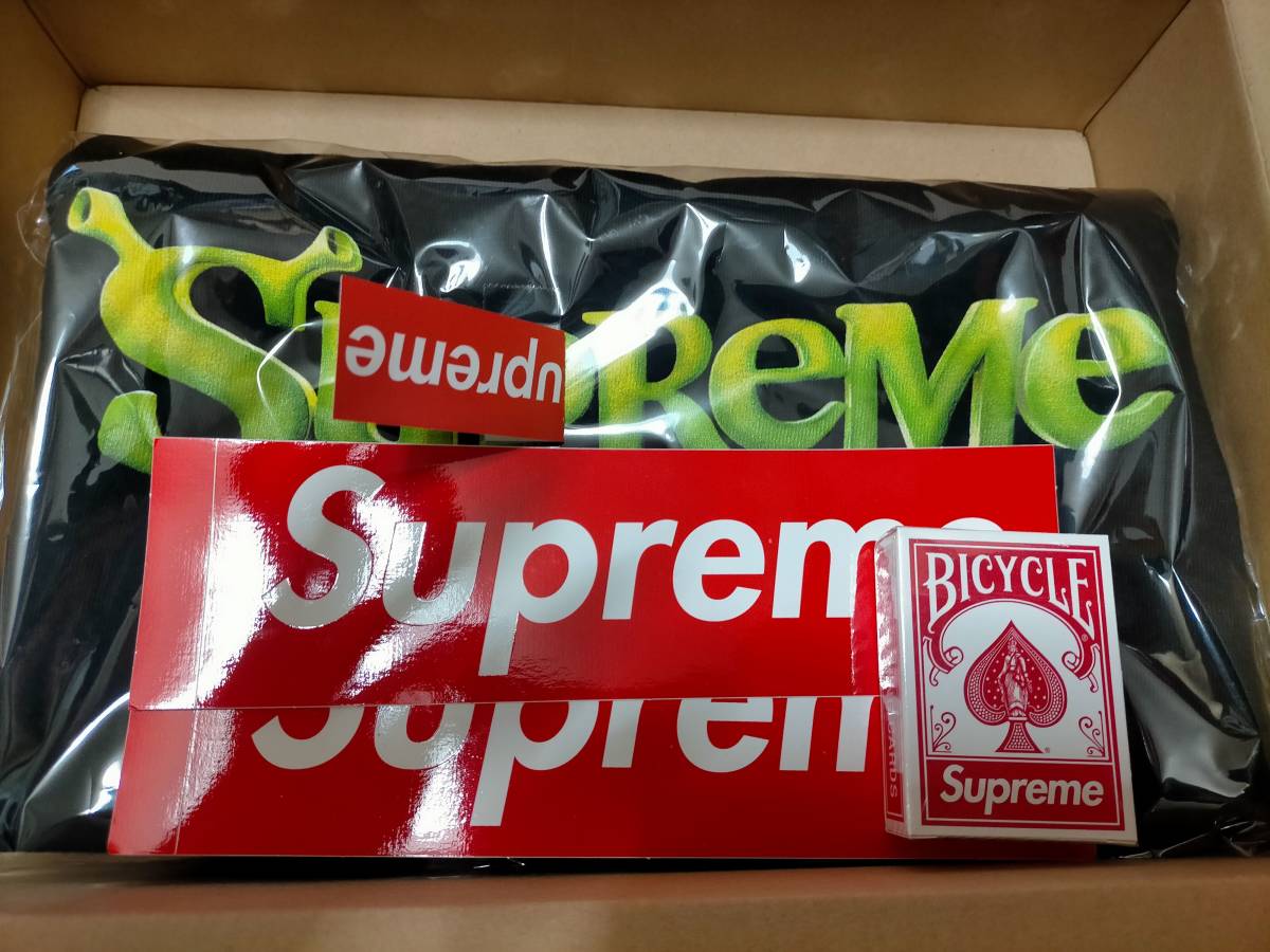 【予約受付中】 国内正規品 新品未使用 Supreme シュプリーム シュレック Tシャツ ブラック トランプ付き L black tee Shrek XLサイズ以上 【予約受付中】 国内正規品 新品未使用 Supreme シュプリーム シュレック Tシャツ ブラック トランプ付き L black tee Shrek XLサイズ以上