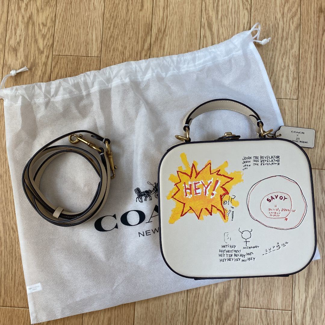 ★☆ 【希少】COACH x ジャン=ミシェル・バスキア スクエアバッグ　新品　レア ★☆_画像1