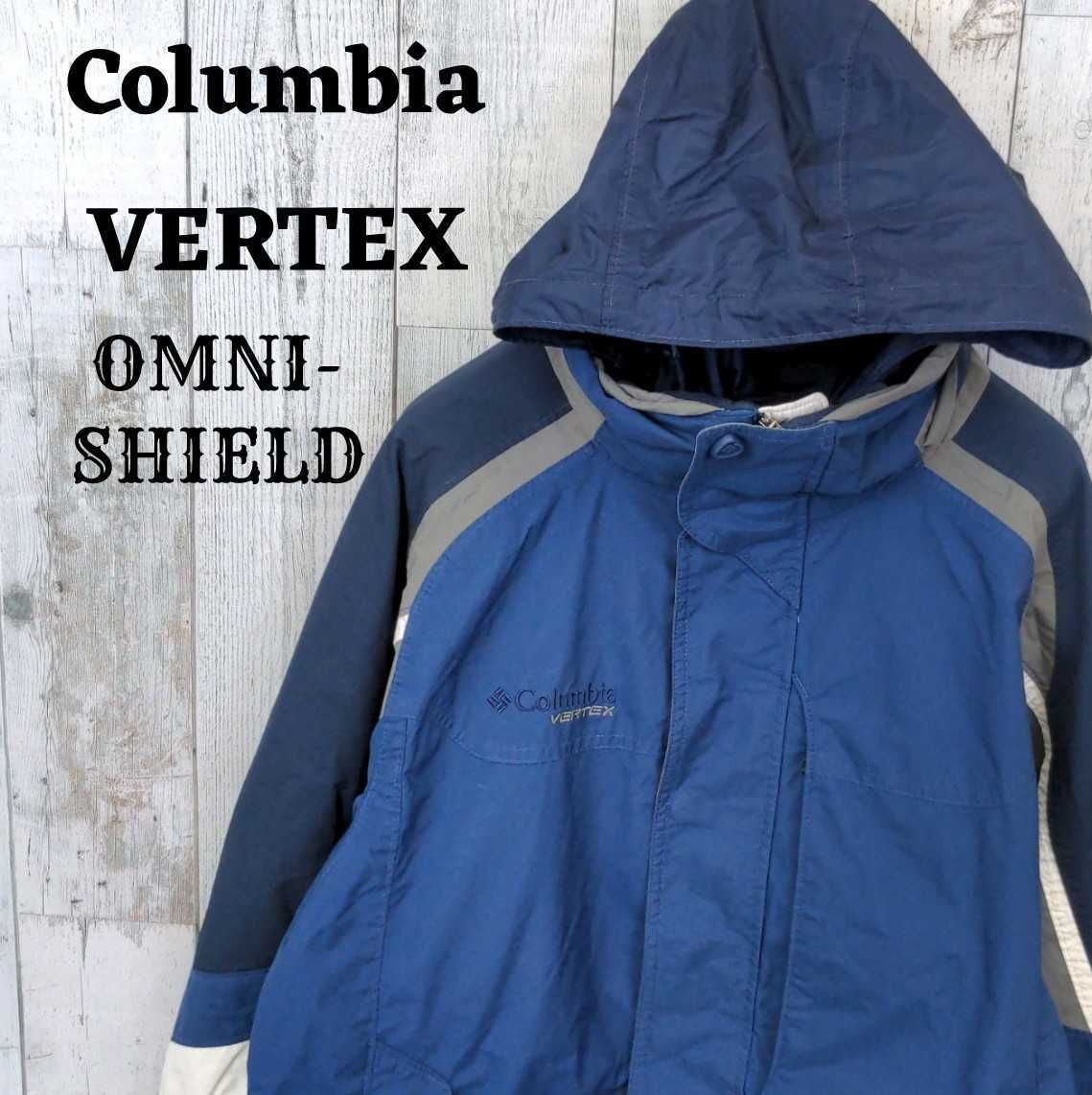 columbiaコロンビアマウンテンパーカーメンズMネイビOMNI-SHIELD-