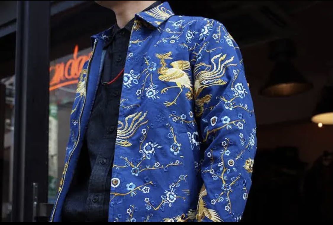 CALEE Allover Embroidery Pattern Jacket キャリー 半袖 シャツ