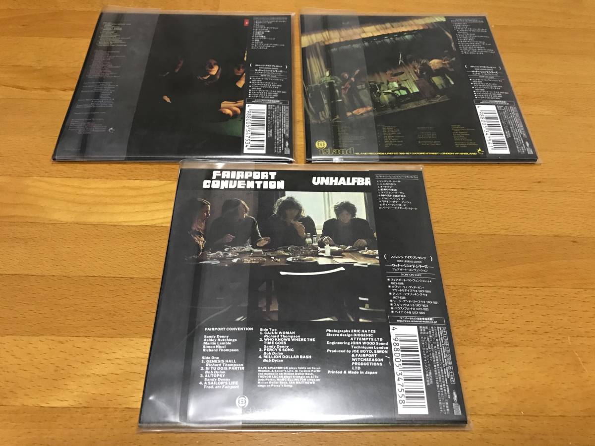 ★未開封★ フェアポート・コンヴェンション 紙ジャケ 特典BOX 復刻帯 紙ジャケット CD limited papersleeve sealed fairport convention