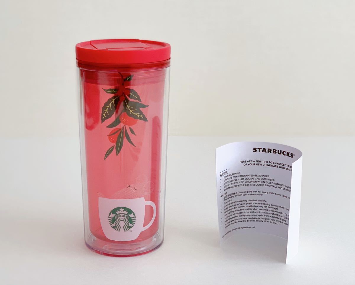 【新品未使用】スターバックス STARBUCKS マレーシア タンブラー ネズミ コーヒーチェリー 海外限定_画像1