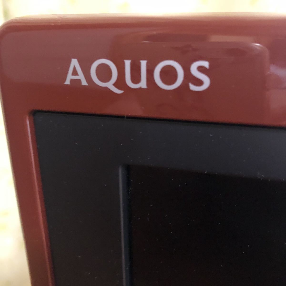 SHARP AQUOS 20インチ ワインレッド 美品 リモコン付き 液晶テレビ シャープアクオス