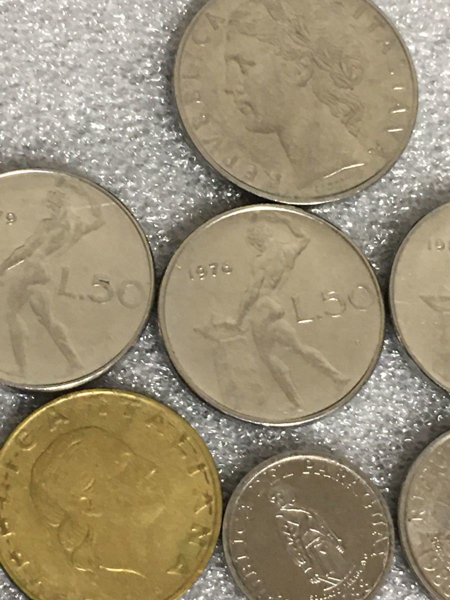 古銭硬貨まとめ10枚　イタリア、パラグアイ_画像2