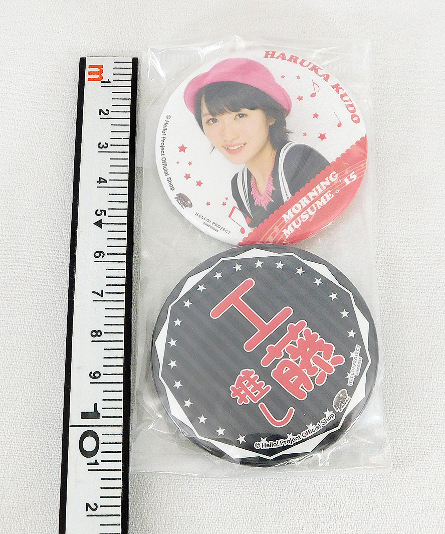 即決 工藤遥 卒業 メモリアルフォトセット + ソロ色紙('16) + 推しメン缶バッジ( '15) [グッズ]計3点セット/モーニング娘。 10期 ハロプロ_画像7