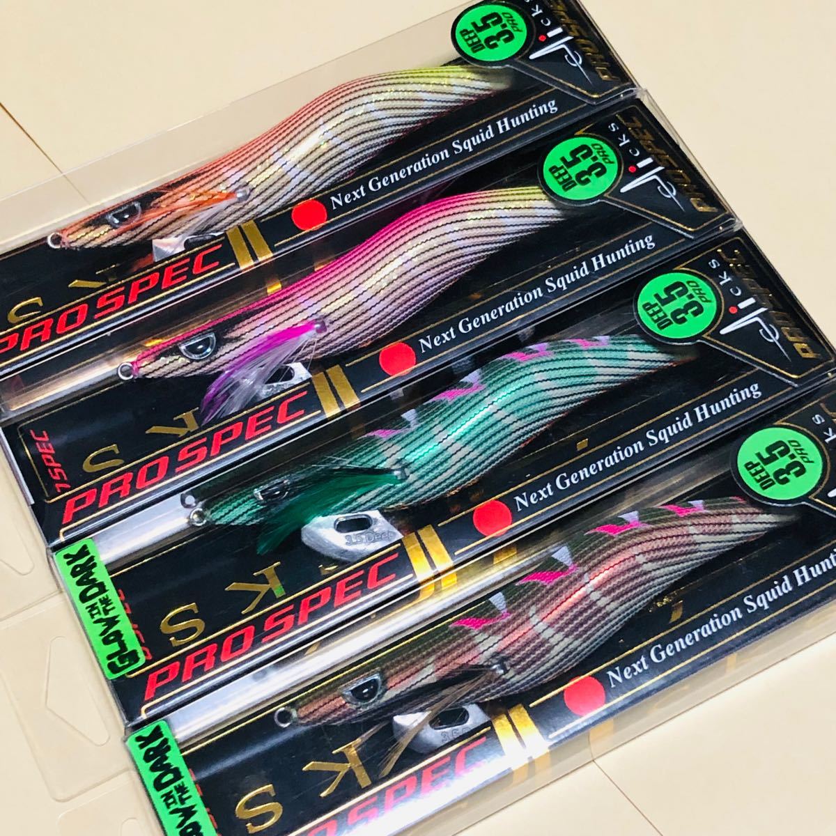クリックス プロスペック オリカラ 4本セット 希少 廃盤 カンジ クリックス プロスペック オリカラ 4本セット 希少 廃盤 カンジ