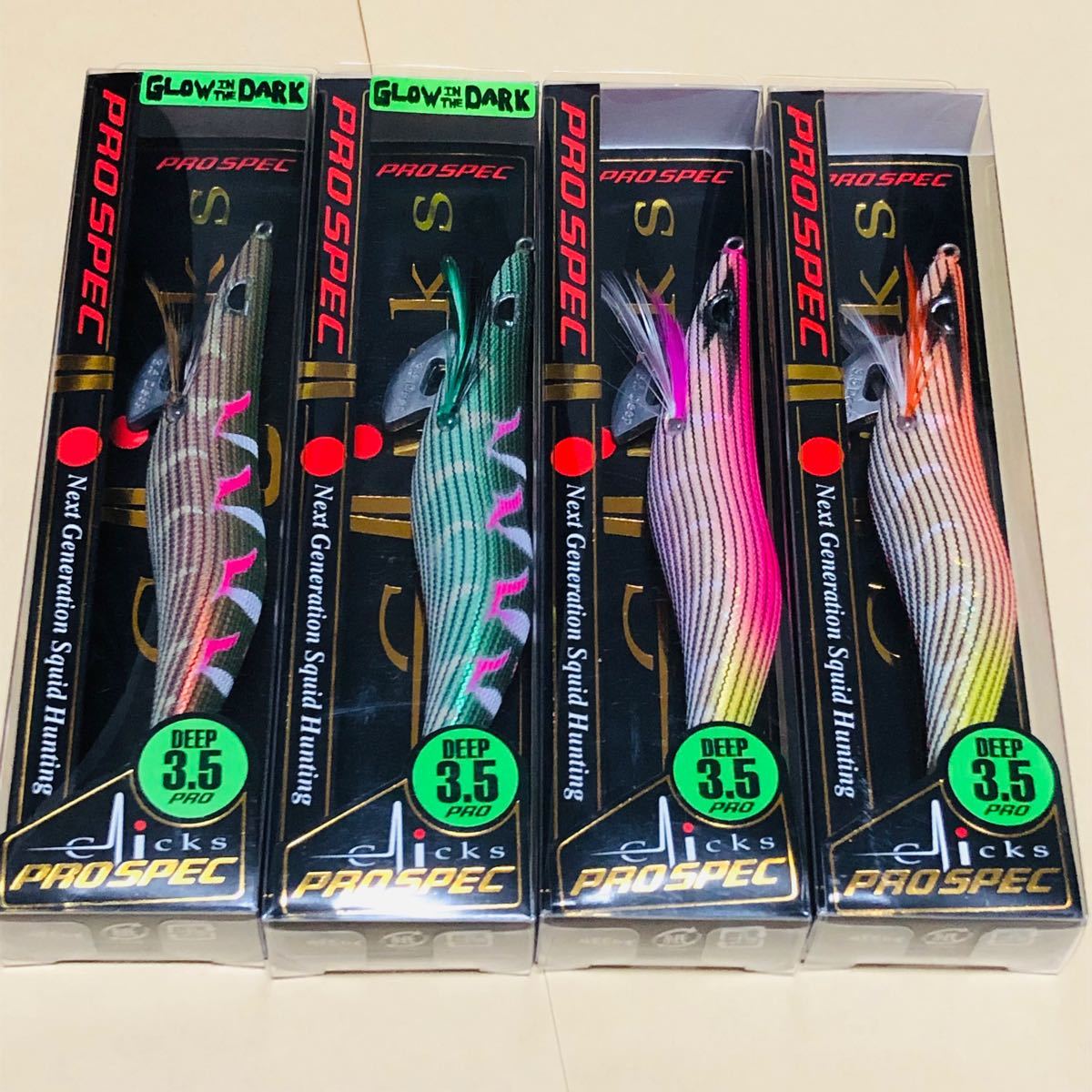 クリックス プロスペック オリカラ 4本セット 希少 廃盤 カンジ クリックス プロスペック オリカラ 4本セット 希少 廃盤 カンジ