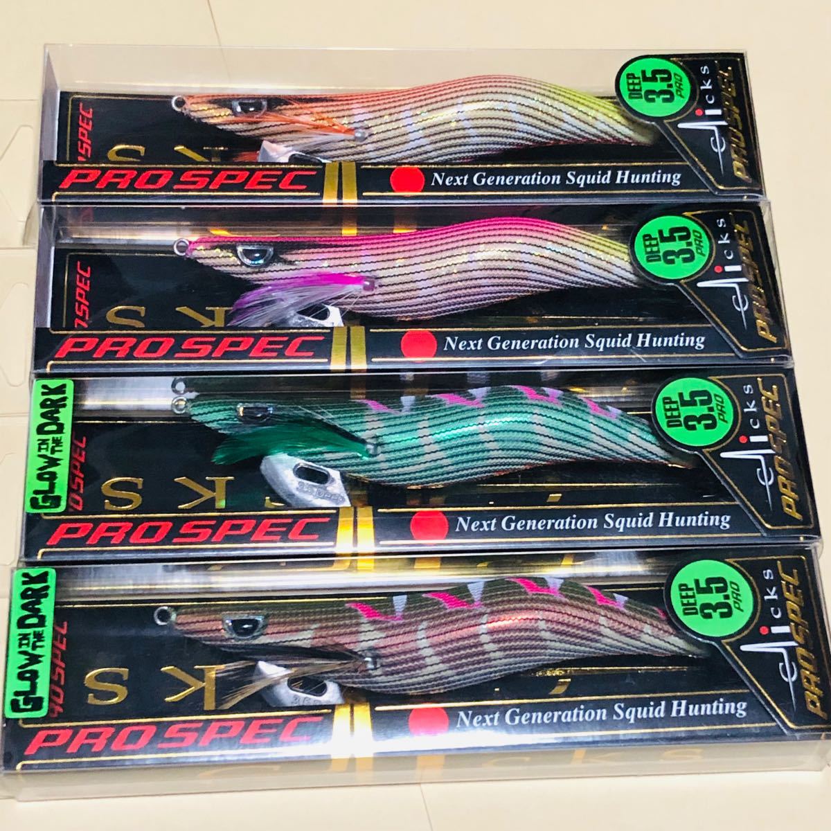 クリックス プロスペック オリカラ 4本セット 希少 廃盤 カンジ クリックス プロスペック オリカラ 4本セット 希少 廃盤 カンジ