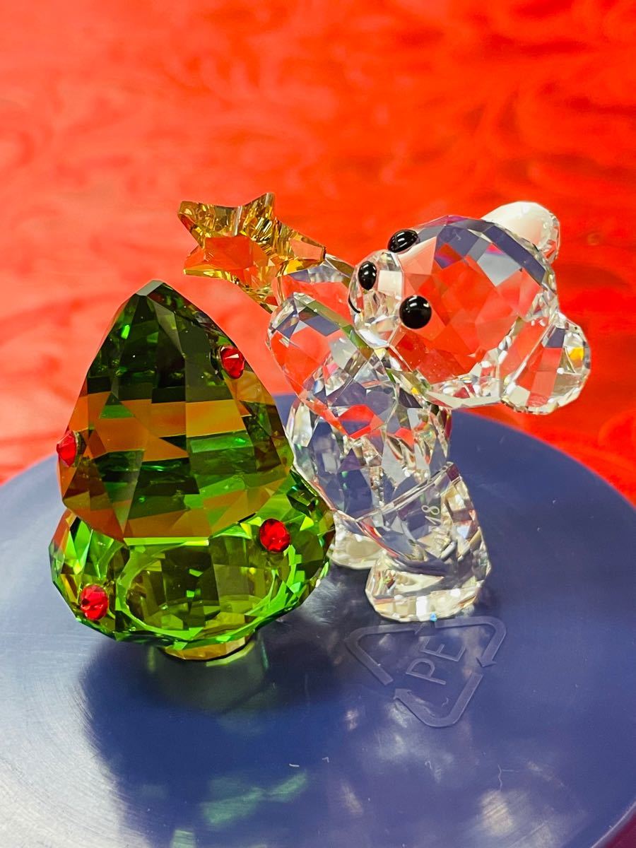 スワロフスキー クリスベアー クリスマス 美品 ケース付 スワロフスキー Swarovski クリスベア 『Kris Bear Christmas