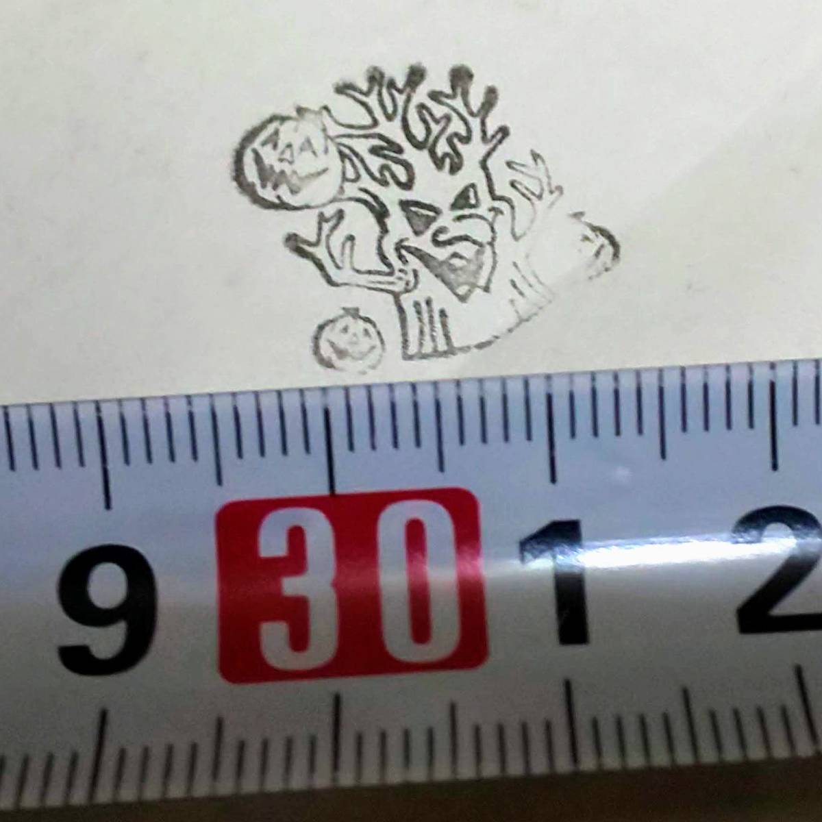  Halloween specification demon. tree stamp including in a package free! Point ... on .. un- necessary goods Halloween small articles present tree Halloween goods L shop