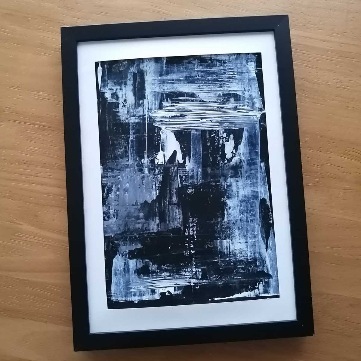 原画【黒】抽象画インテリア 絵画 手書き アートパネル 黒白 原画【黒】抽象画インテリア 絵画 手書き アートパネル 黒白