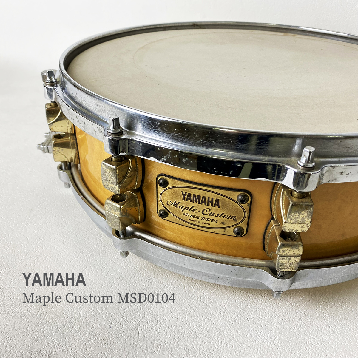 ヤマハ YAMAHA Maple Custom メープル カスタム スネア ドラム MSD0104