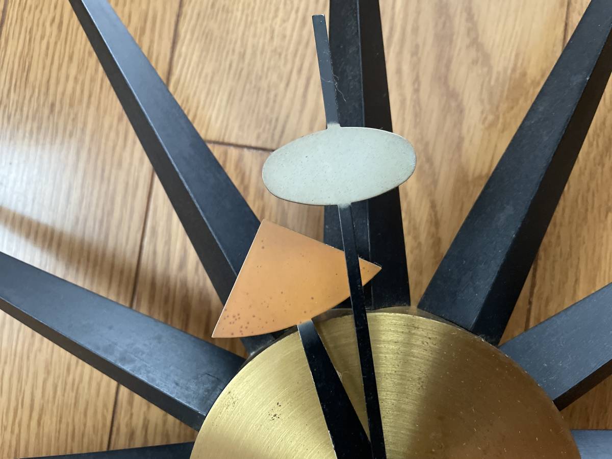 オリジナル　George Nelson Sunburst Clock ジョージネルソン　サンバースト　ハワードミラー　ヴィトラ　VITRA イームズ　ハーマンミラー