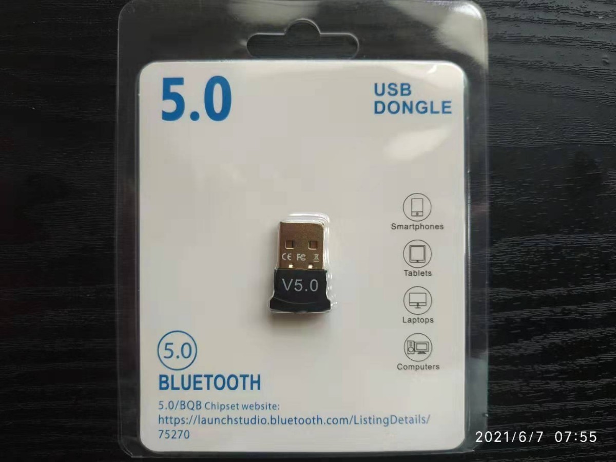 USB Bluetooth 5.0アダプター USB ドングル レシーバー Bluetooth USBアダプター