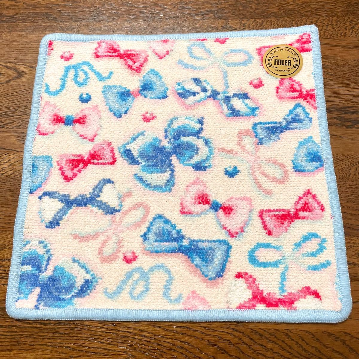 【完売品 再販なし】フェイラー×リボン協会 コラボハンカチ リボンアディクト 3枚セット