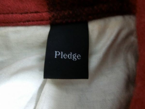 Pledge Buffalo check jacket 46 red x black Pledge 