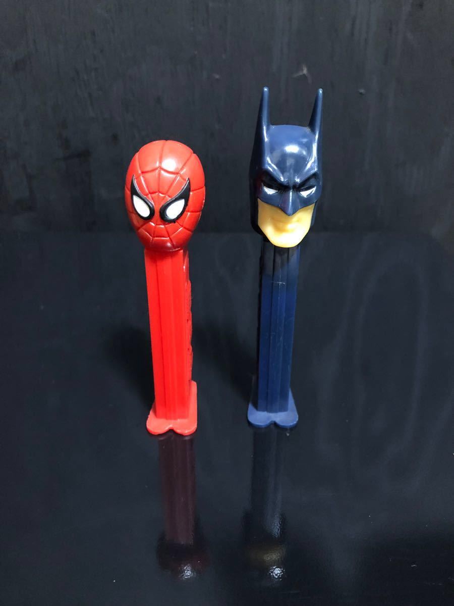 ビンテージ PEZ ペッツ　スターウォーズ　ハルク　バットマン　スパイダーマン　6本セット