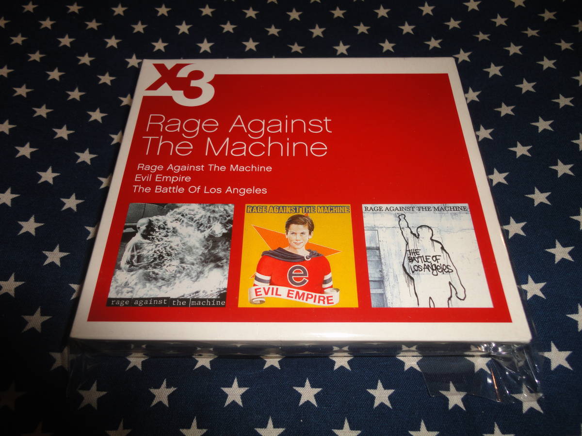 RAGE AGAINST THE MACHINE альбом 3 шт. комплект (AUDIOSLAVE)