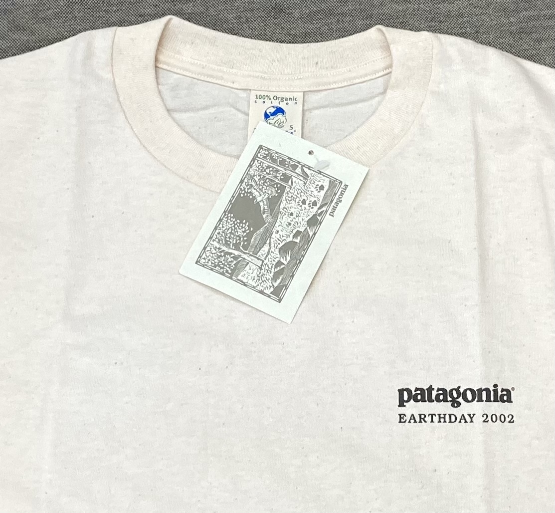 デッド USA製 00s patagonia beneficial EARTH DAY 2002 Tシャツ S パタゴニア 02年製 アースデイ_画像3