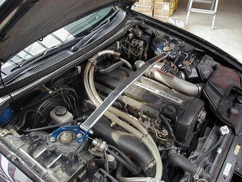 【KAWAI WORKS/カワイ製作所】フロント ストラットバー OS-Type NISSAN スカイライン R33/34 GT-R専用 [NS0390-FTO-00]_画像1