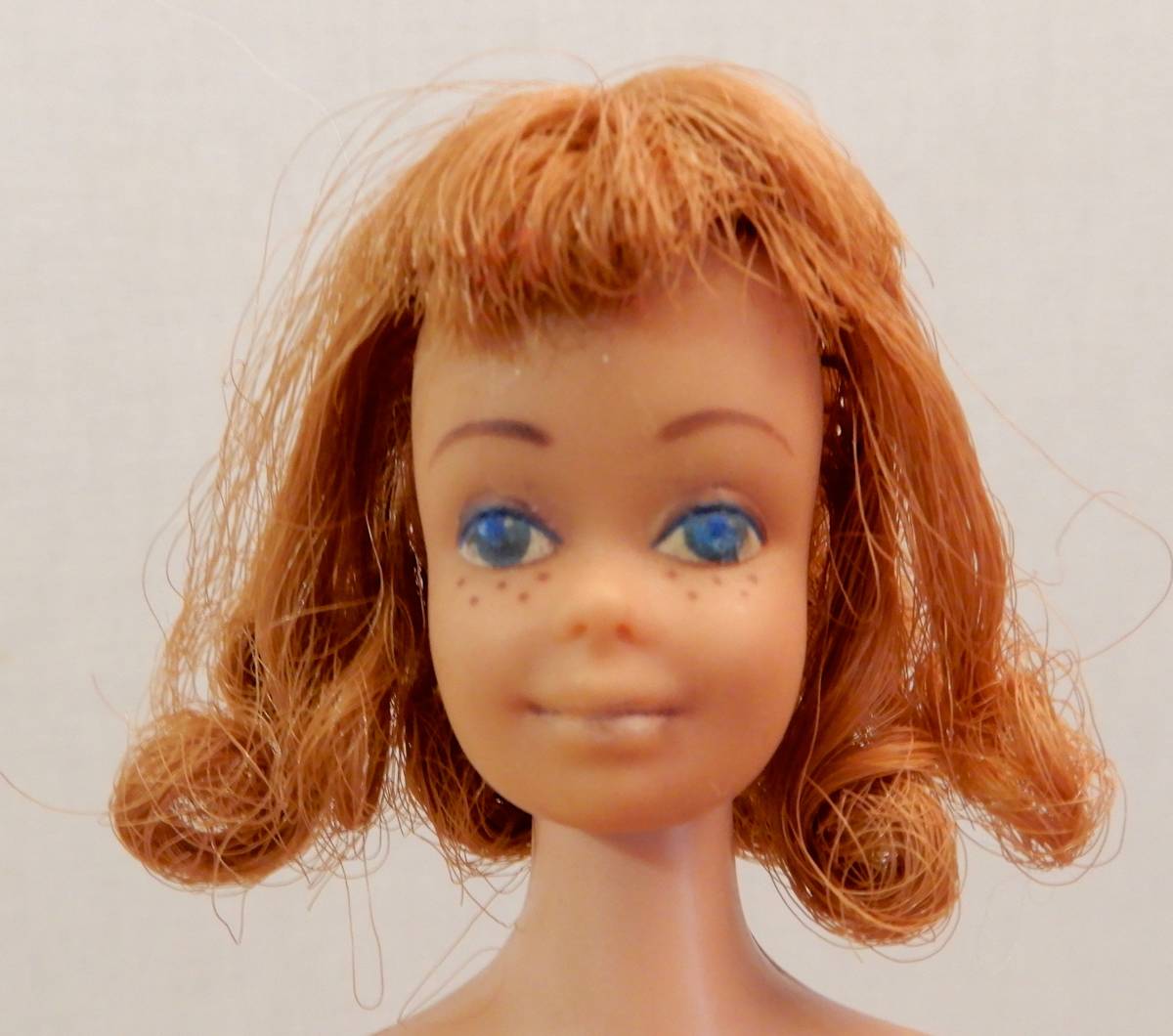 【USA／日本製 Barbie/Midge ミッジ ヴィンテージ】1963年人形＋洋服（ドレス／ウエスタンシャツ／パンツ） そばかす