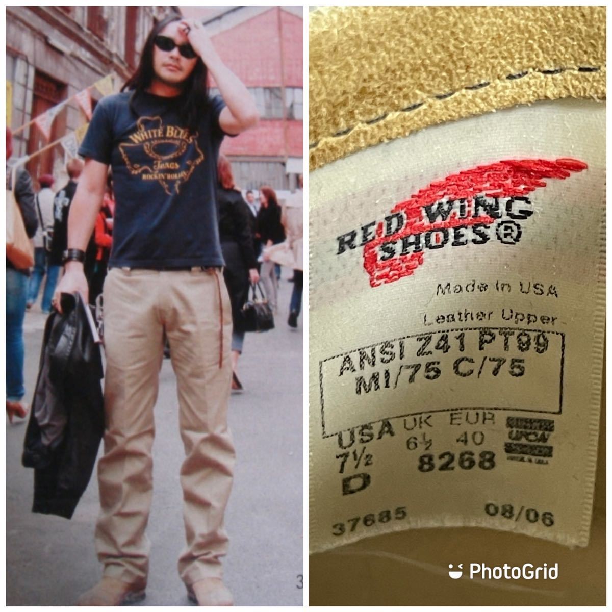 レッドウィング REDWING エンジニアブーツ 8268ベージュスエード レッドウィング REDWING エンジニアブーツ 8268ベージュスエード