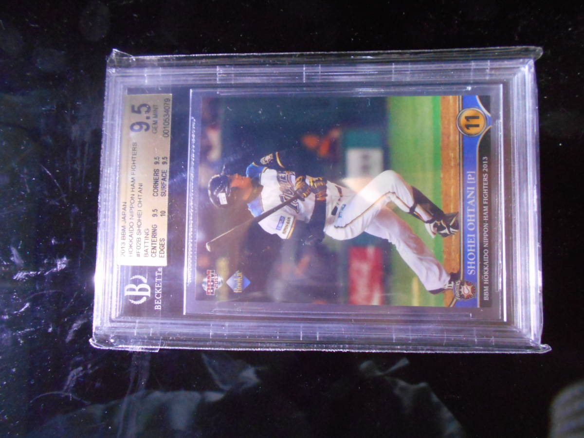 大谷翔平 BBM 2013 PINK BGS9.5 GEM MINT 鑑定極美品