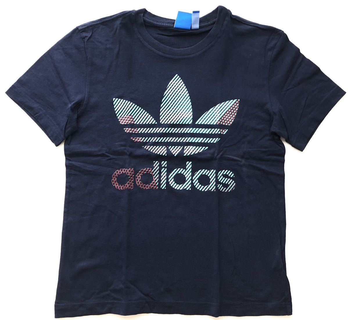 アディダス オリジナルス トレフォイル ビッグロゴ Tシャツ　　デカロゴ adidas originals アディダスジャパン 正規品 早1584_画像1