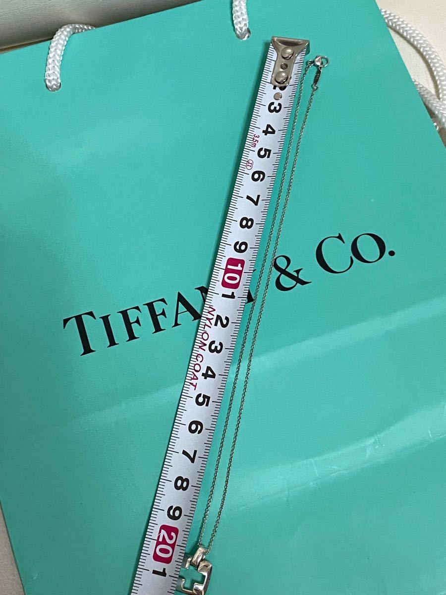 TIFFANY & Co クロス　ネックレス　シルバー925  正規品