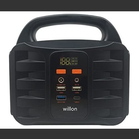 新品未使用 Willon ポータブル電源 42000mAh/155Wh ライト付き PSE認証